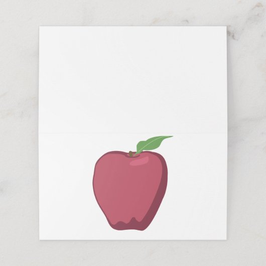 Appelen Plaatskaartje (Buitenkant ongevouwen)