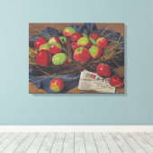 Appelen (van Félix Vallotton) Canvas Afdruk (Insitu (Houten vloer))