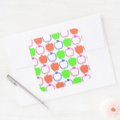 Appelen Vierkante Sticker (Envelop)