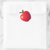 Appelen! Vierkante Sticker (Tas)