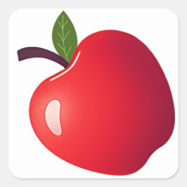 Appelen! Vierkante Sticker