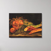 Appelen, vlees en een rol van Vincent van Gogh Canvas Afdruk (Voorkant)