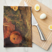 Appelen, vlees en een rol van Vincent van Gogh Theedoek (Quarter Fold)