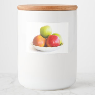 Appelen Voedselcontainer Etiket