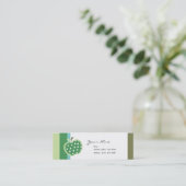 Appelen voor appelen mini visitekaartje (Staand voorkant)