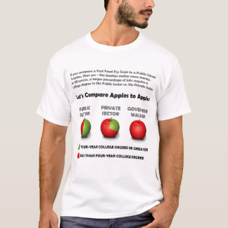 Appelen voor appelen t-shirt