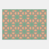 Appelfruit Abstract geometrisch patroon 1 Inpakpapier Vel (Voorkant 3)