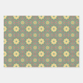 Appelfruit Abstract geometrisch patroon 1 Inpakpapier Vel (Voorkant 2)