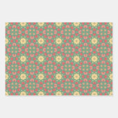 Appelfruit Abstract geometrisch patroon 1 Inpakpapier Vel (Voorkant)