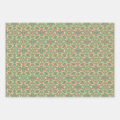 Appelfruit Abstract geometrisch patroon 5 Inpakpapier Vel (Voorkant 2)