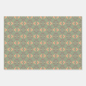 Appelfruit Abstract geometrisch patroon 5 Inpakpapier Vel (Voorkant)