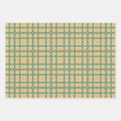 Appelfruit Abstract geometrisch patroon 6 Inpakpapier Vel (Voorkant 3)