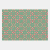 Appelfruit Abstract geometrisch patroon 7 Inpakpapier Vel (Voorkant 3)