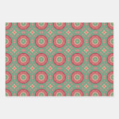 Appelfruit Abstract geometrisch patroon 7 Inpakpapier Vel (Voorkant 2)