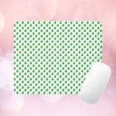 Appelfruit groen patroon muismat