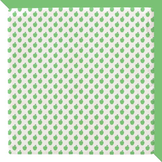 Appelfruit groen patroon stenen onderzetter
