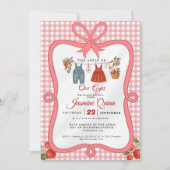 Appelfruit Herfst baby shower Baby bestrooien Kaart (Voorkant)