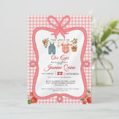 Appelfruit Herfst baby shower Baby bestrooien Kaart (Staand voorkant)