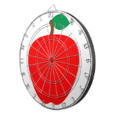 Appelfruit rood dartbord (Voorkant Rechts)
