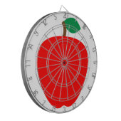 Appelfruit rood dartbord (Voorkant Links)