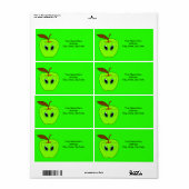 Appelfruitlabels Etiket (Full Sheet)