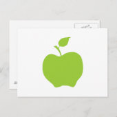 appelgroen briefkaart (Voorkant / Achterkant)