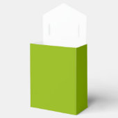 Appelgroen (effen kleur) bedankdoosjes (Geopend)