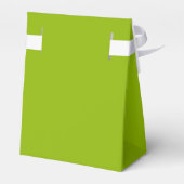 Appelgroen (effen kleur) bedankdoosjes (Achterkant)
