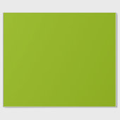 Appelgroen effen kleur cadeaupapier (Vlak)
