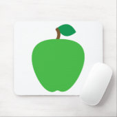 Appelgroen fruit muismat (Met muis)
