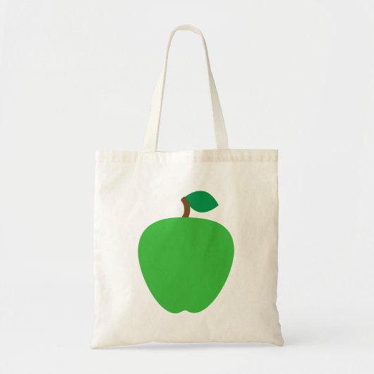 Appelgroen fruit tote bag (Voorkant)