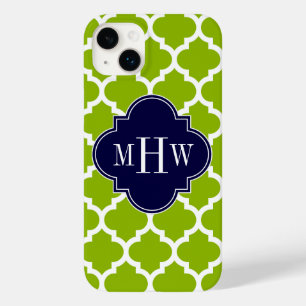 Appelgroen Gewicht Marokkaans #5 Navy 3 Initiële M Case-Mate iPhone Case