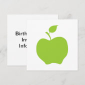 appelgroen kaart (Voorkant / Achterkant)