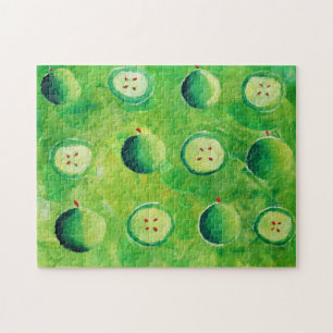 Appelhelften Schilderij Legpuzzel