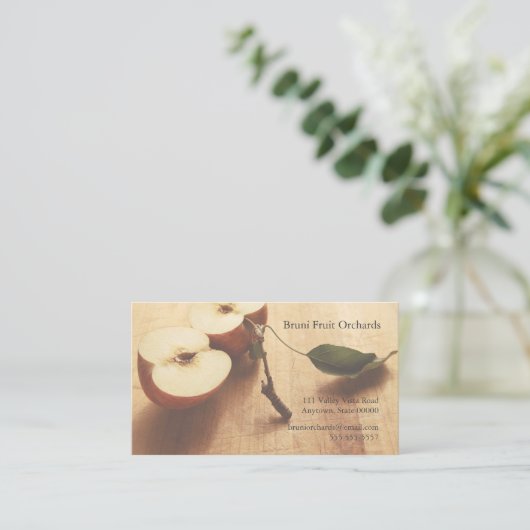 Appelhelften Visitekaartje (Staand voorkant)