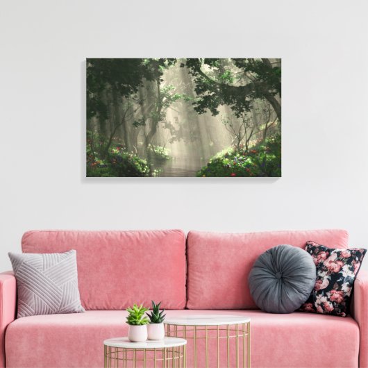 appelhout canvas afdruk (Insitu (Woonkamer))