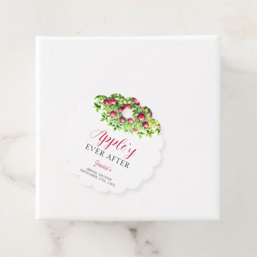 Appelig Voor Altijd Bruiloft Feest  Bedankjes Labels (In situ)