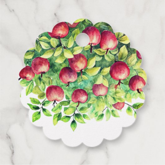 Appelig Voor Altijd Bruiloft Feest  Bedankjes Labels (Achterkant)