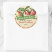  appeljam bewaart huisconservenlabel ronde sticker (Tas)