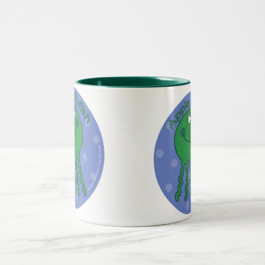 appelkwal tweekleurige koffiemok (Center)