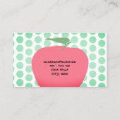 appelleraar visitekaartje (Achterkant)