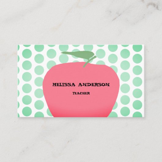 appelleraar visitekaartje (Voorkant)