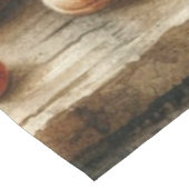 Appelmand op tafel  waterverf tafelkleed (Gekanteld)