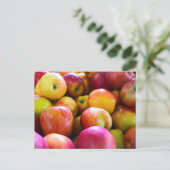 appelmarkt voor landbouwers briefkaart (Staand voorkant)