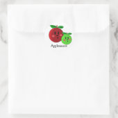 Appelmoes Appel Design Ronde Sticker (Tas)