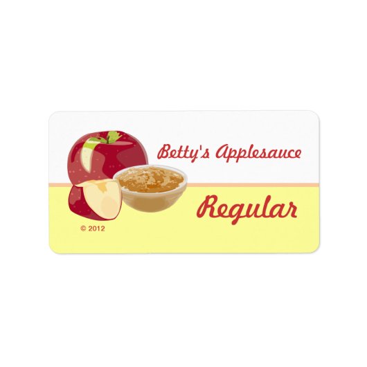  appelmoes labels (Voorkant)
