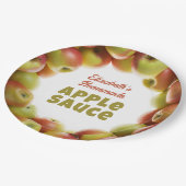 appelmoes papieren bordje (Gekanteld)