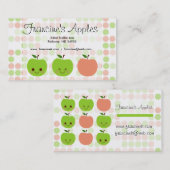 appelmoes visitekaartje (Voorkant / Achterkant)