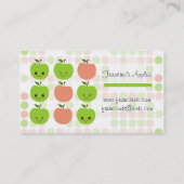 appelmoes visitekaartje (Achterkant)