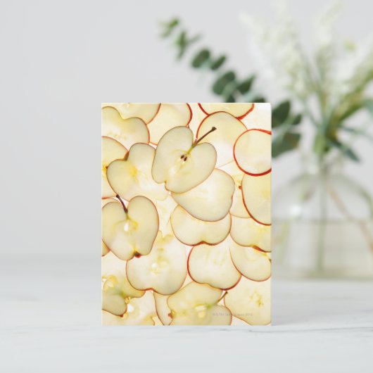 appelmoten met achtergrondverlichting en in abstra briefkaart (Staand voorkant)